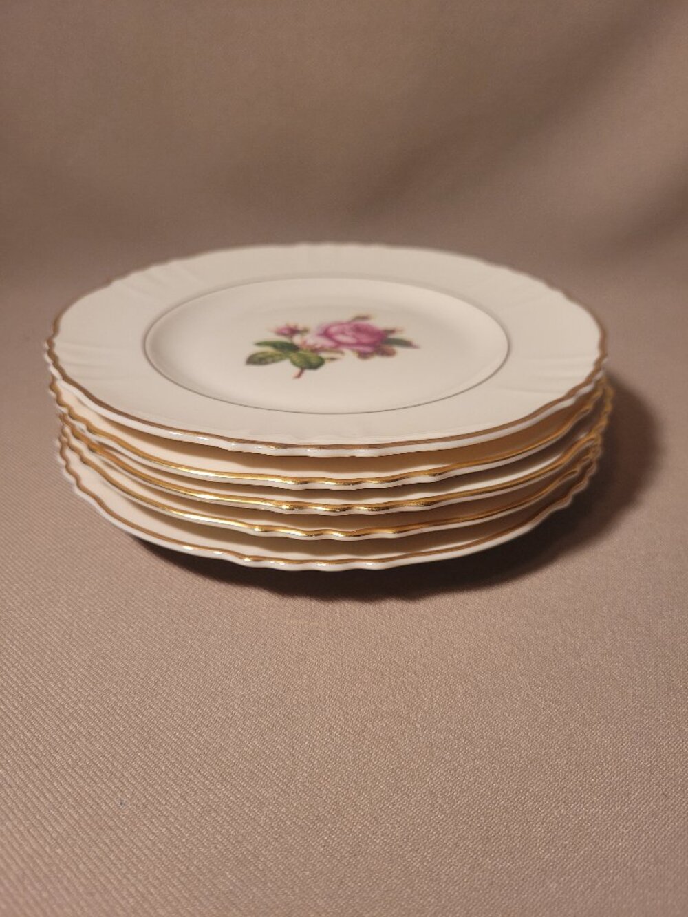 Syracuse Rosalie (Lot of 5) Bread & Butter Plates (6 1/2") EXCELLENT!